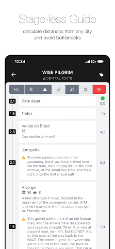 Wise Pilgrim Camino Portugués screenshot