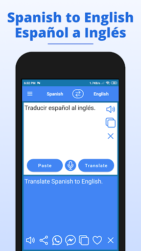 English to Spanish Translator screenshot