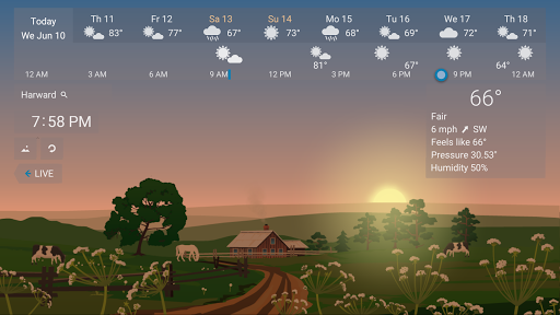 YoWindow Weather and wallpaper screenshot