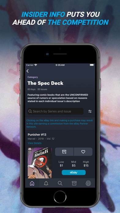 Key Collector Comics screenshot