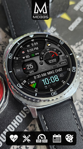 MD335 Hybrid watch face screenshot