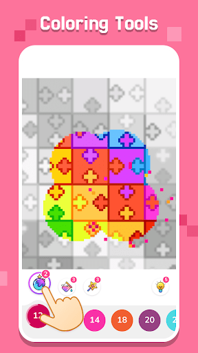 Pixel Coloring-Color by number screenshot