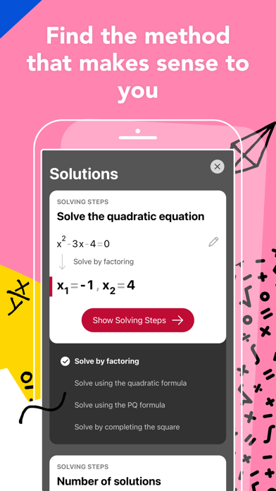 Photomath screenshot