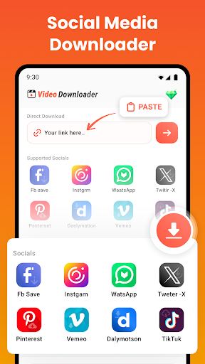 All video downloader and saver screenshot