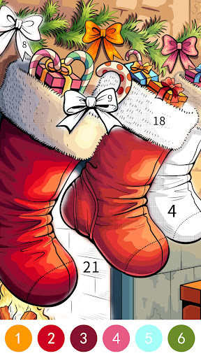 Vivid Color Paint By Number screenshot