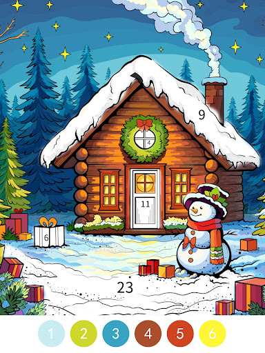 Vivid Color Paint By Number screenshot