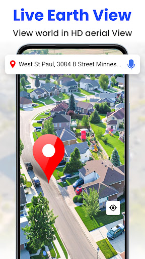 GPS Satellite Live Earth Map screenshot