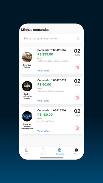 AppBarber: Cliente screenshot