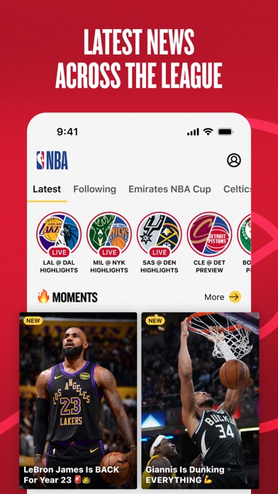 NBA: Live Games & Scores screenshot