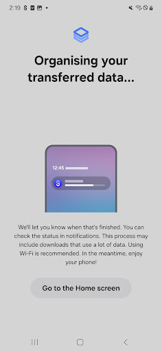 Samsung Smart Switch Mobile screenshot