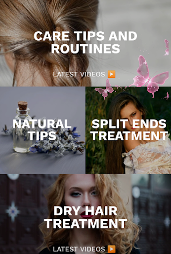 Haircare app for women screenshot