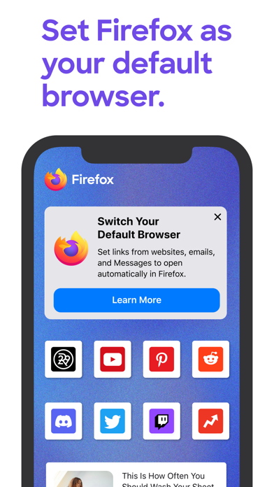 Firefox Fast & Private Browser screenshot