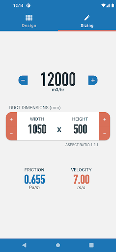 Ductulator Pro screenshot