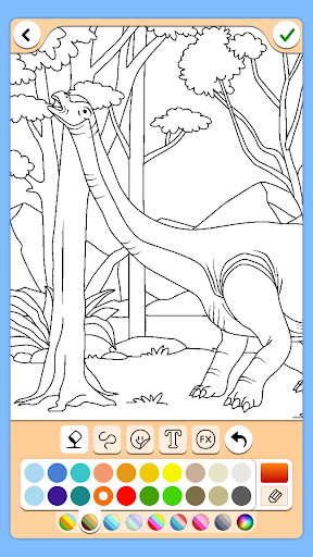 Dino Coloring Game screenshot