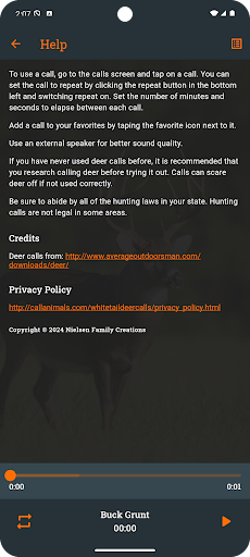 Whitetail Deer Calls Pro screenshot