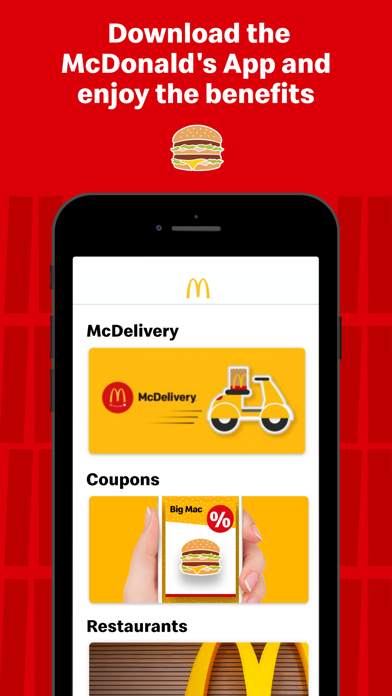 McDonald's Offers and Delivery screenshot