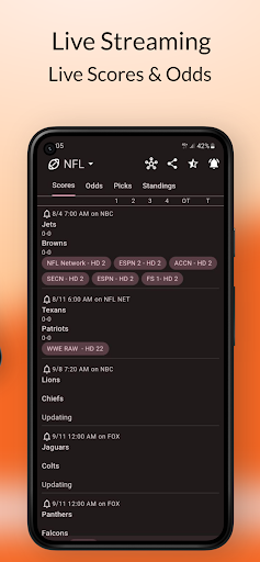 Darato Live NFL NBA NHL NCAA screenshot
