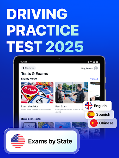 DMV Permit Practice Test 2025 screenshot