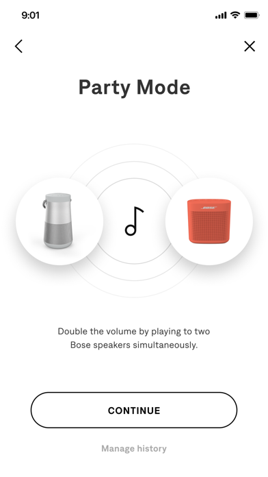 Bose Connect screenshot