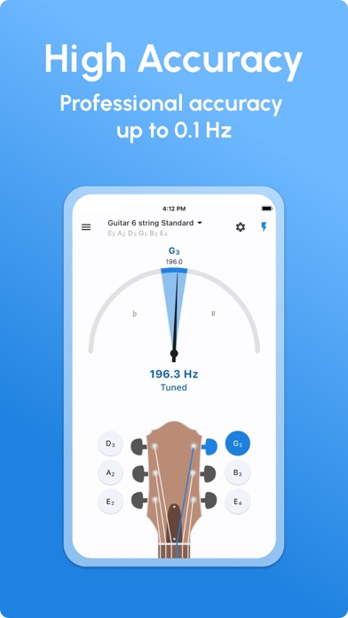 Guitar Tuner - LikeTones screenshot