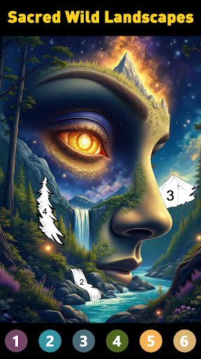 Tribal Art Coloring Book screenshot