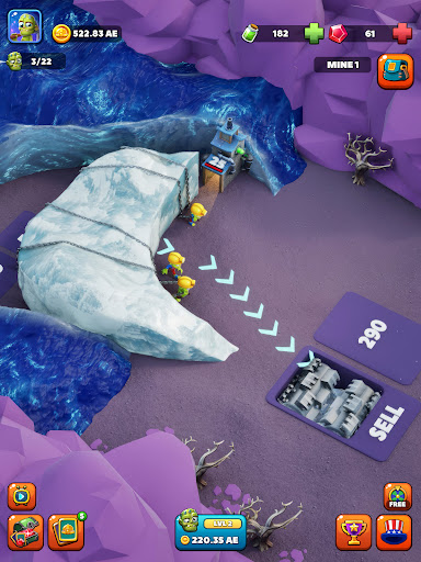 Idle Zombie Miner: Gold Tycoon screenshot
