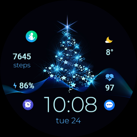 TVV Christmas 2 Watch Face screenshot