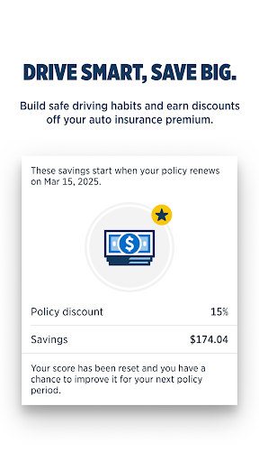 USAA DriveSafe screenshot