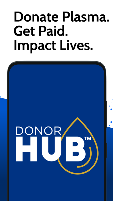 Grifols Plasma Donor Hub screenshot