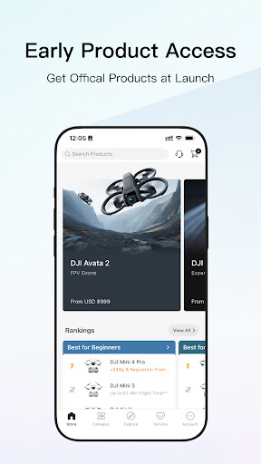 DJI Store - Try Virtual Flight screenshot