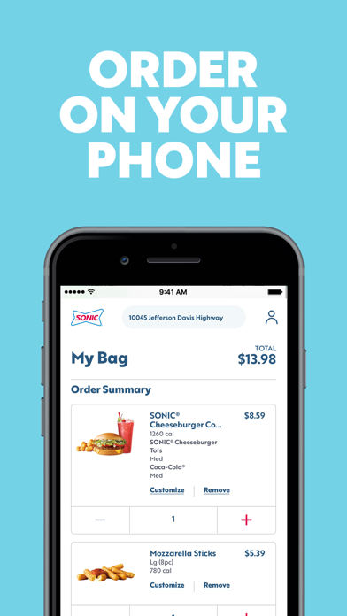 SONIC Drive-In - Order Online screenshot