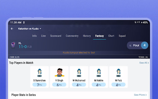Cricket LineX: Fast Live score screenshot