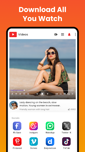 All video downloader and saver screenshot