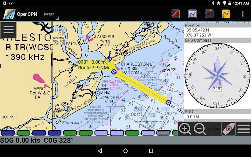 OpenCPN screenshot