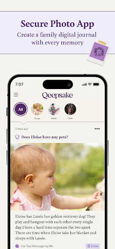 Qeepsake: Family Photo Album screenshot