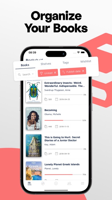 Bookshelf-Your virtual library screenshot