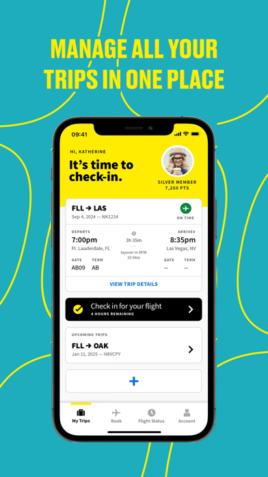 Spirit Airlines screenshot