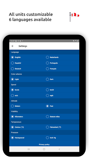 Metar-Taf - Visual decoder screenshot