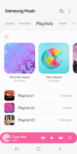 Samsung Music screenshot