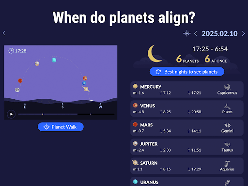 Star Walk 2 Plus: Sky Map View screenshot