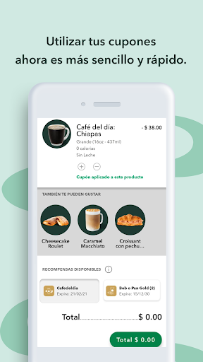 Starbucks México screenshot