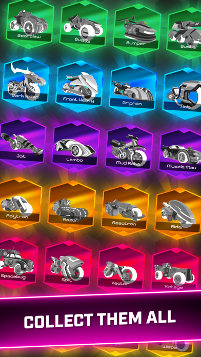 Rider Worlds - Neon Bike Races screenshot