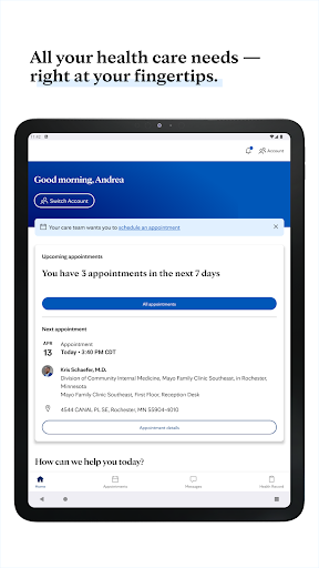 Mayo Clinic screenshot