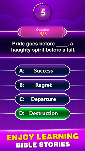 Bible Trivia - Word Quiz Game screenshot