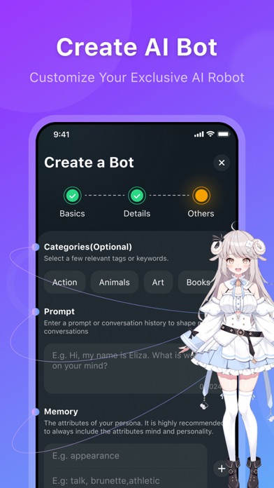 HiWaifu: AI Friend & Waifu Hub screenshot