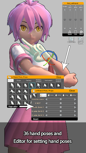 Easy Pose - 3D pose making app screenshot