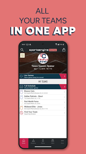 SportsEngine Tourney screenshot