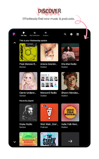 Pandora - Music & Podcasts screenshot