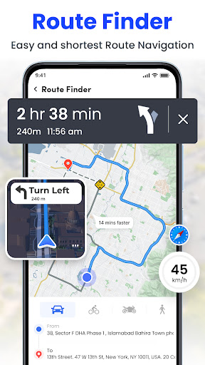 GPS Satellite Live Earth Map screenshot