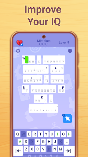 Cryptogram - Word Brain Puzzle screenshot